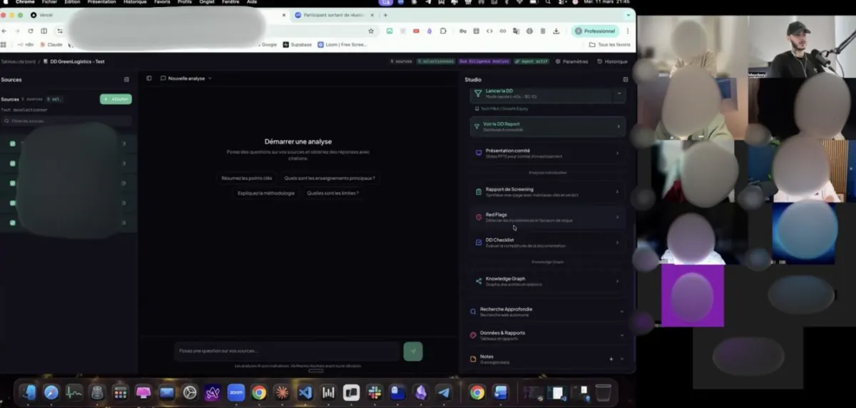 Application présentée et discutée par des membres du LABO IA en session