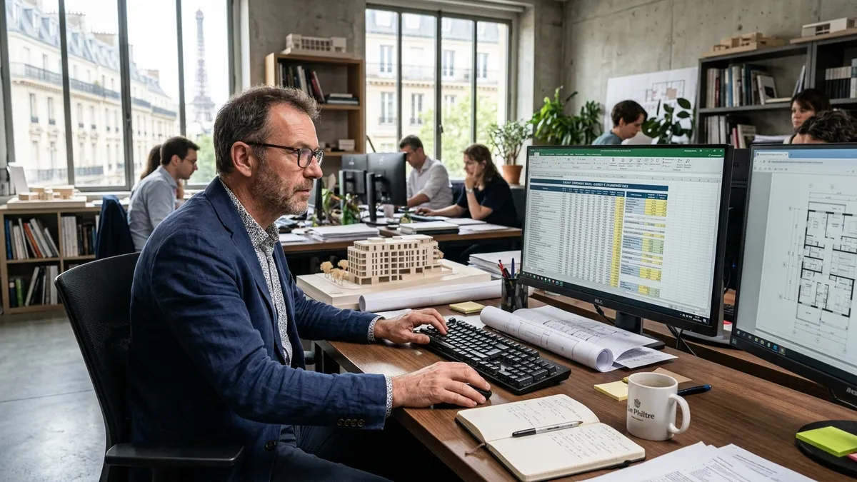 Architecte b&acirc;timent : suivi de chantier &eacute;parpill&eacute;