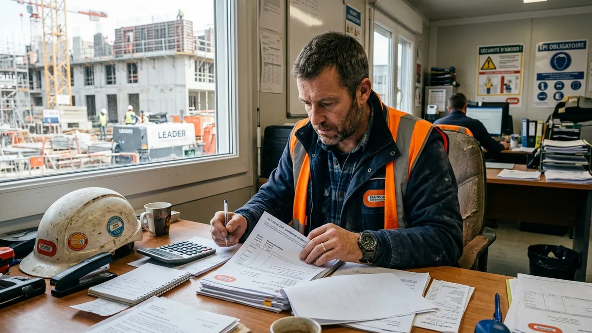 Artisan BTP : facturation en retard