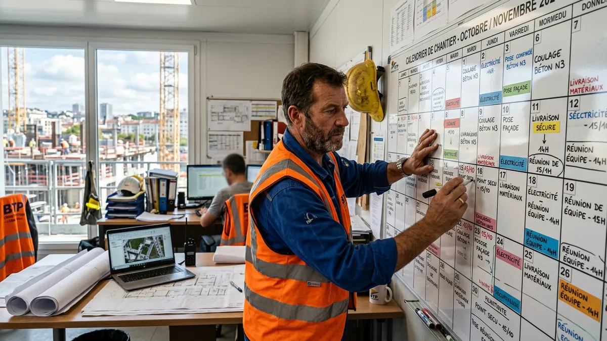 Artisan BTP : planning chaotique