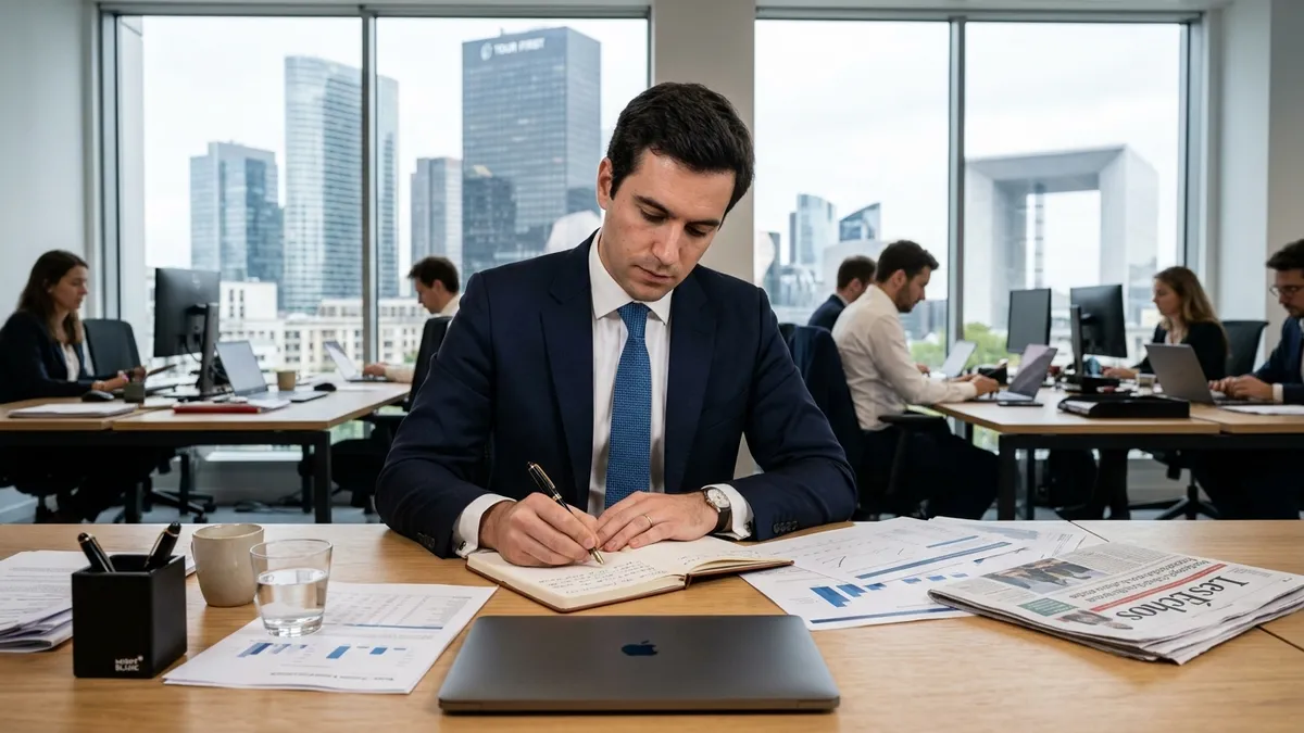 Banquier d'affaires : due diligence manuelle