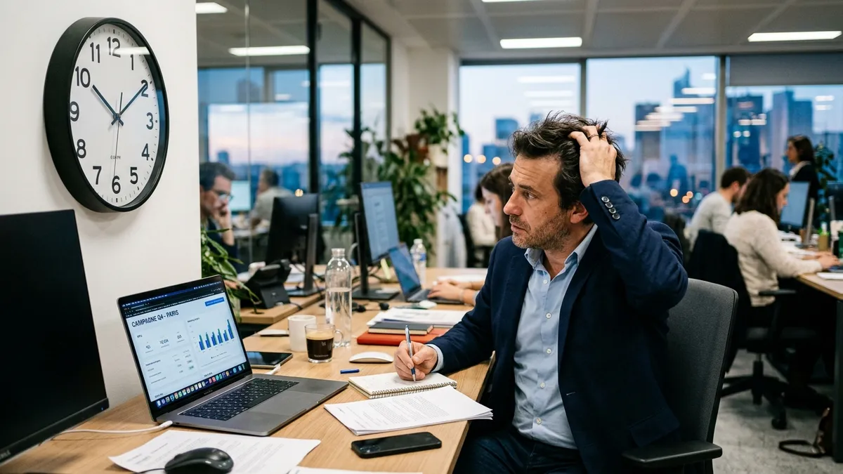 Chef de projet marketing : reporting roi chronophage