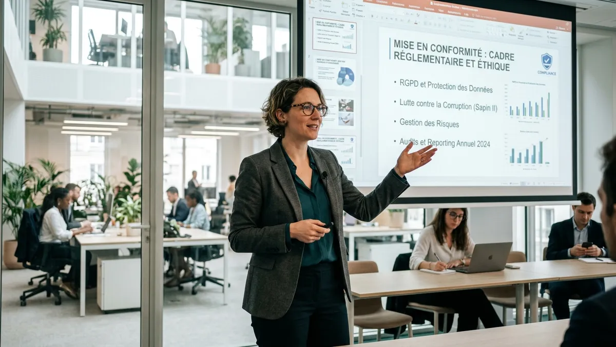 Compliance officer : formation des &eacute;quipes laborieuse