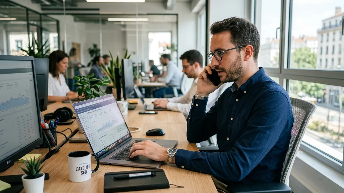 Consultant SEO : reporting client r&eacute;p&eacute;titif