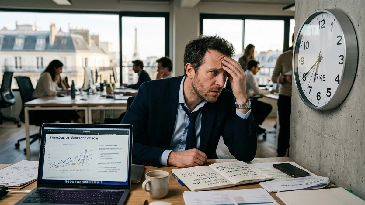 Consultant strat&eacute;gie : analyse de march&eacute; chronophage