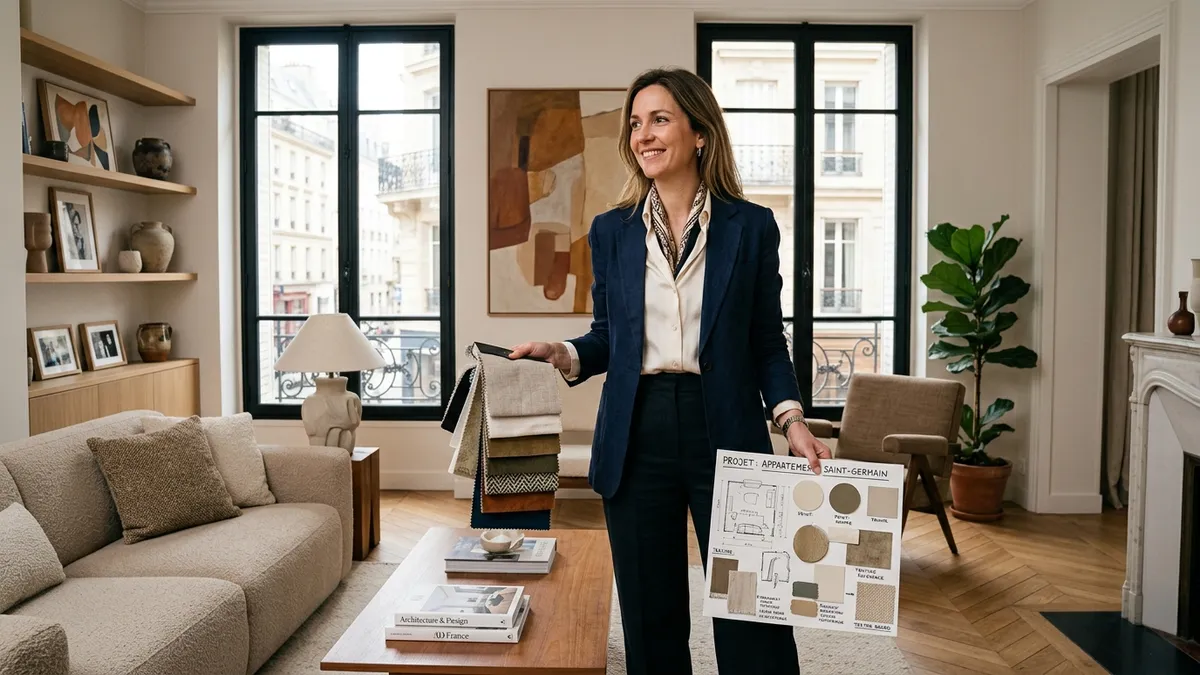 Décorateur d'intérieur utilisant l'IA pour automatiser son activit&eacute;