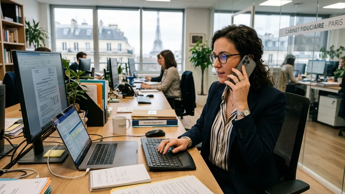 Fiscaliste : dossiers clients volumineux