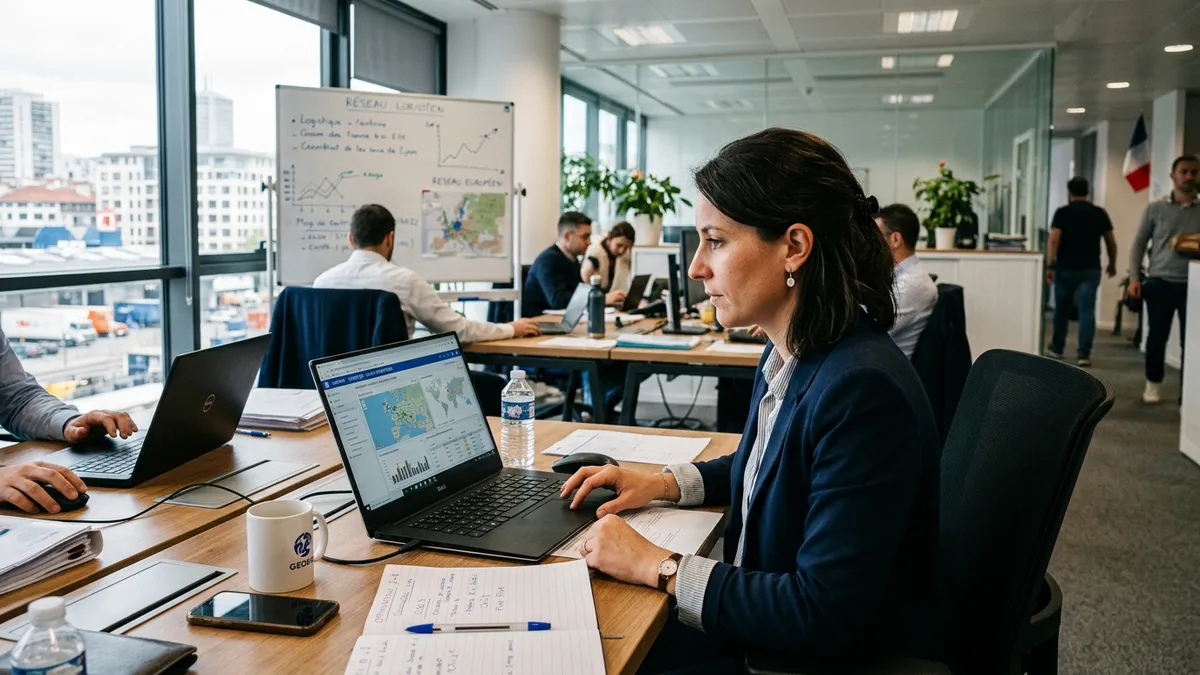 Logisticien : paperasse transport