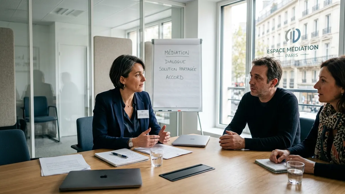 M&eacute;diateur : communication avec les parties