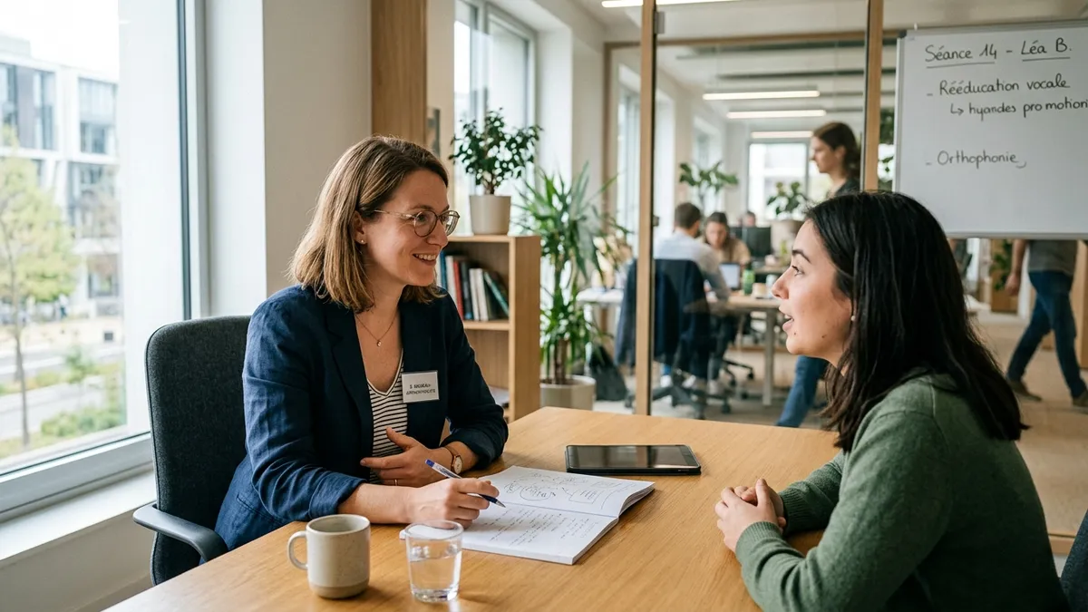 Orthophoniste : communication avec les parents et l'&eacute;cole