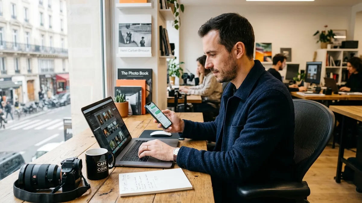 Photographe : livraison et s&eacute;lection des photos avec le client