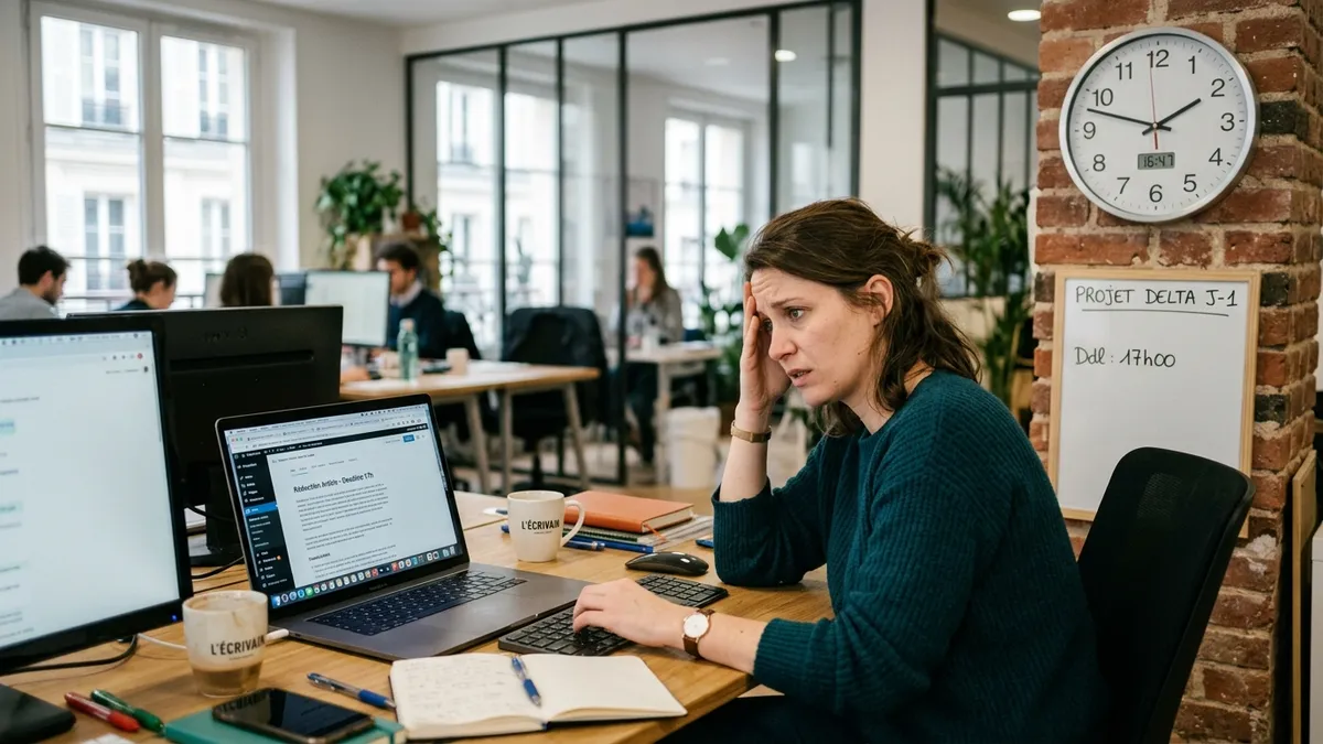 R&eacute;dacteur web : optimisation seo chronophage