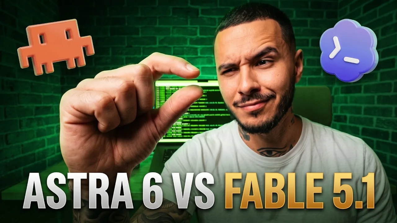 Miniature de la vidéo GPT-6 Astra et Fable 5.1 sont encore trop bridés