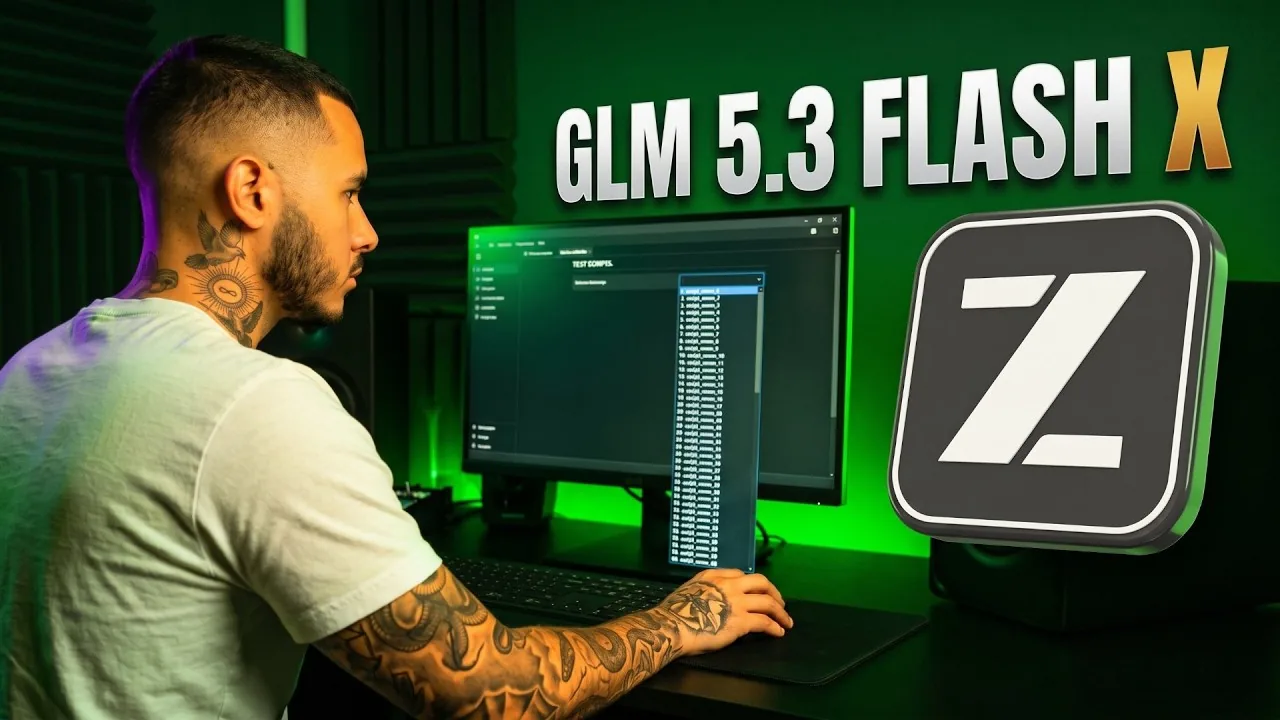 Miniature de la vidéo GLM-5.3-FlashX en code : je ne m'attendais pas à ça