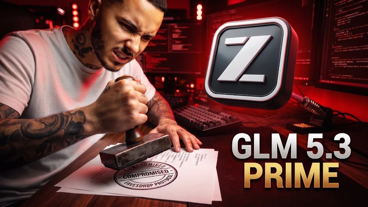 Miniature de la vidéo GLM 5.3 Prime : c'est quoi cette chose