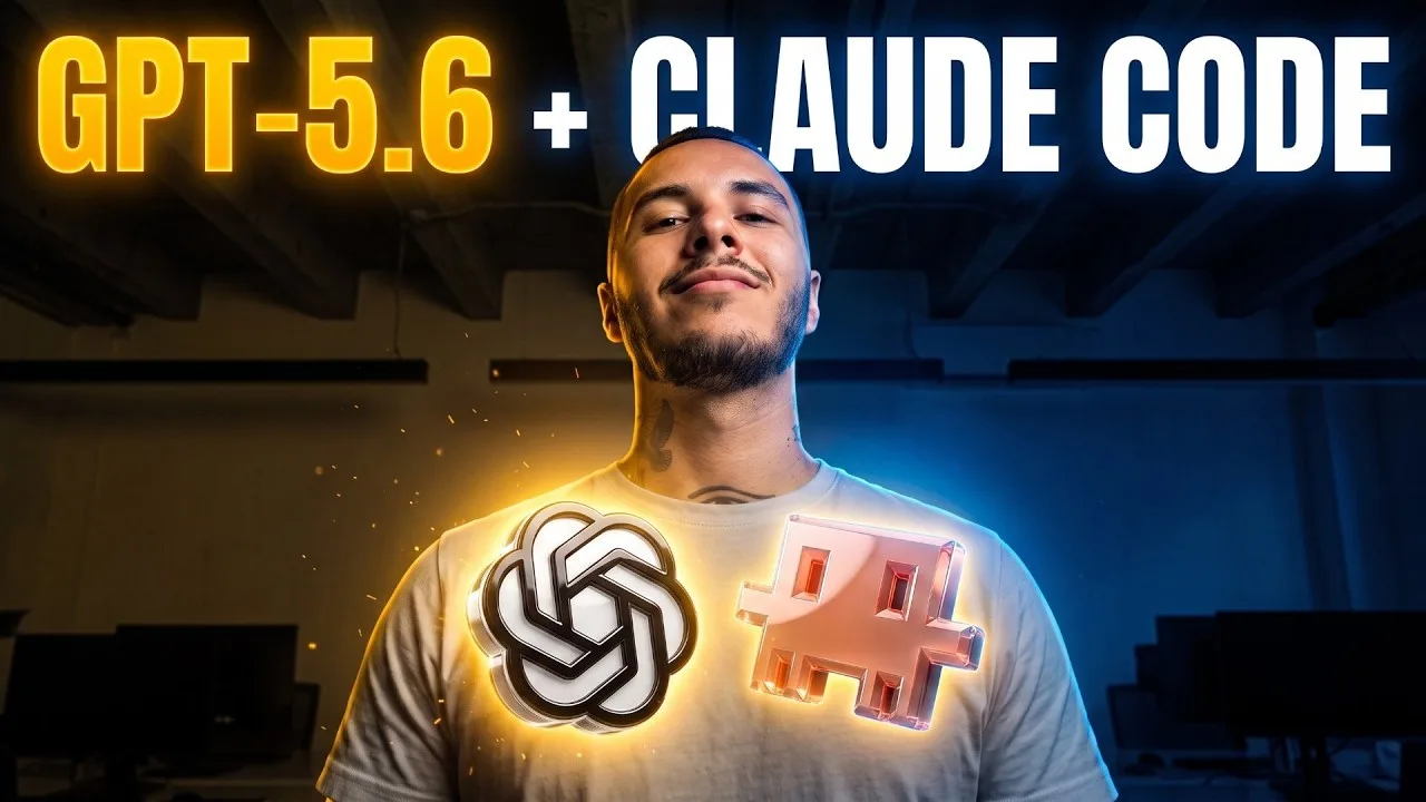 Miniature de la vidéo J'ai mis GPT-5.6 dans Claude Code (le combo est brutal)