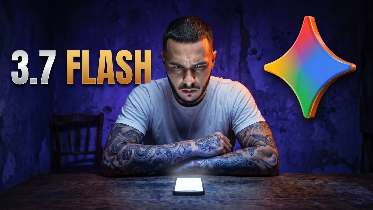 Miniature de la vidéo Gemini 3.7 Flash est sorti (bon et 2x moins cher)