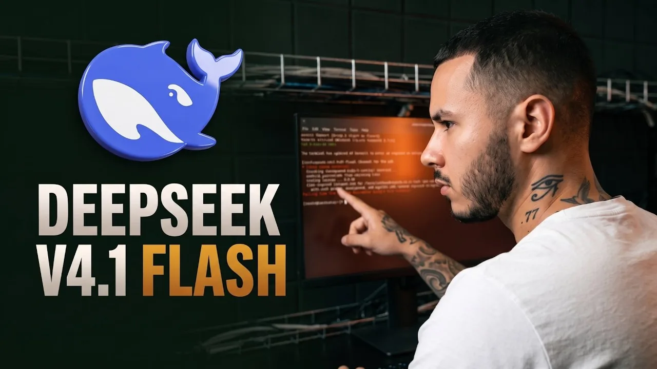 Miniature de la vidéo DeepSeek V4.1 Flash est surpuissant (aucun débat)